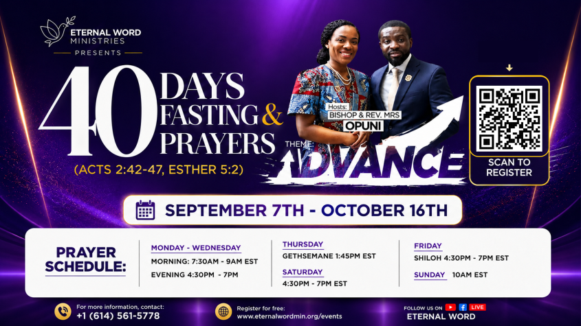 40 Days Fasting & Prayer 2026